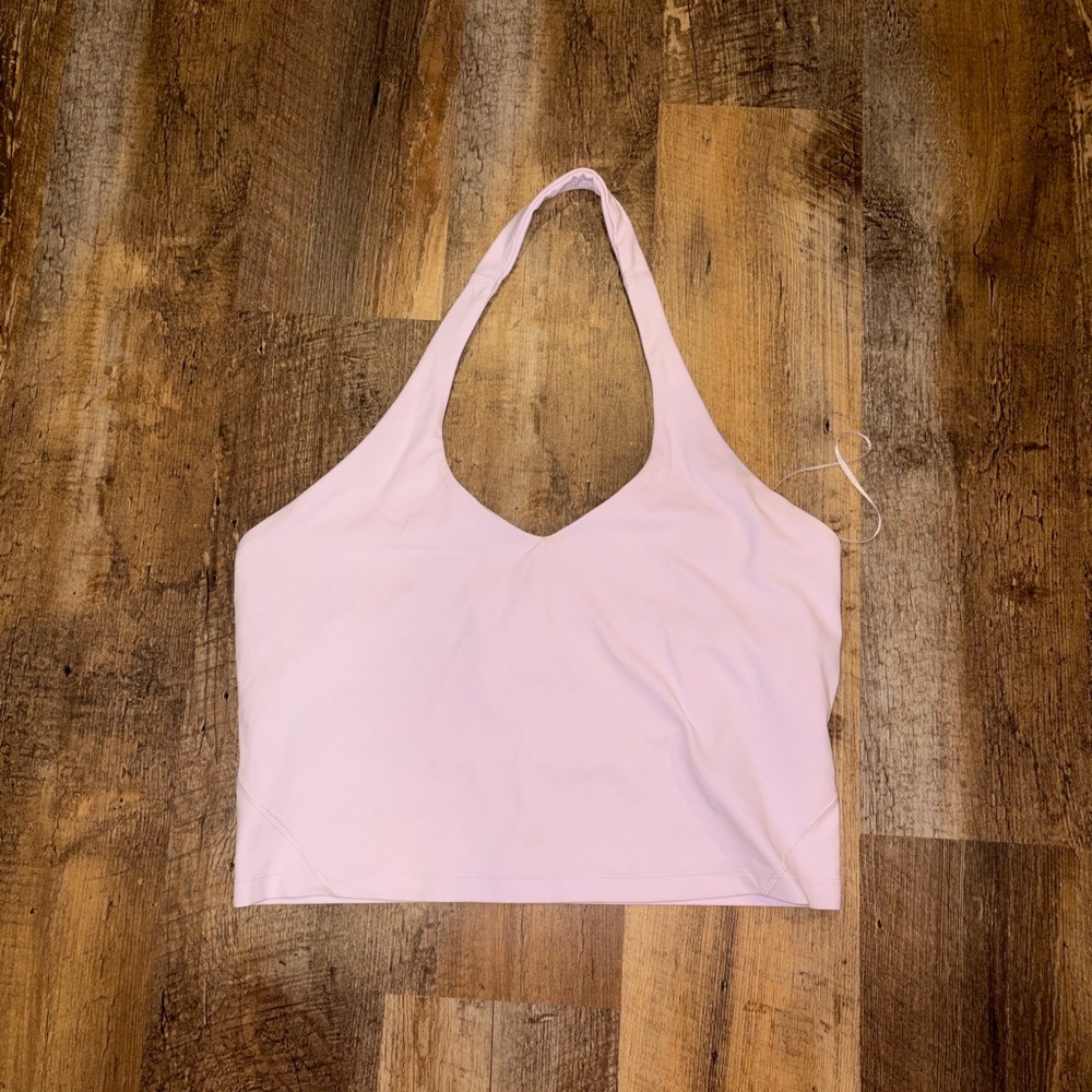 lululemon athletica Light Pink Halter Tank Top